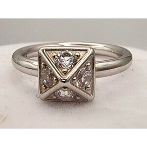 Jennifer Lopez Endless Jewelry 925 Ring With CZ Accents Size 7 Holiday Sparkle